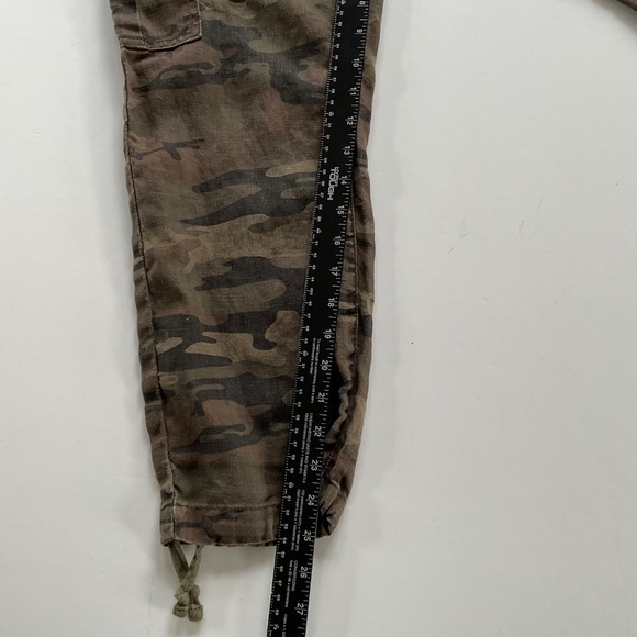 Sanctuary x Anthropologie Camo Cargo Joggers Sz S Utility Streetwear Travel Flaw - Picture 3 of 11